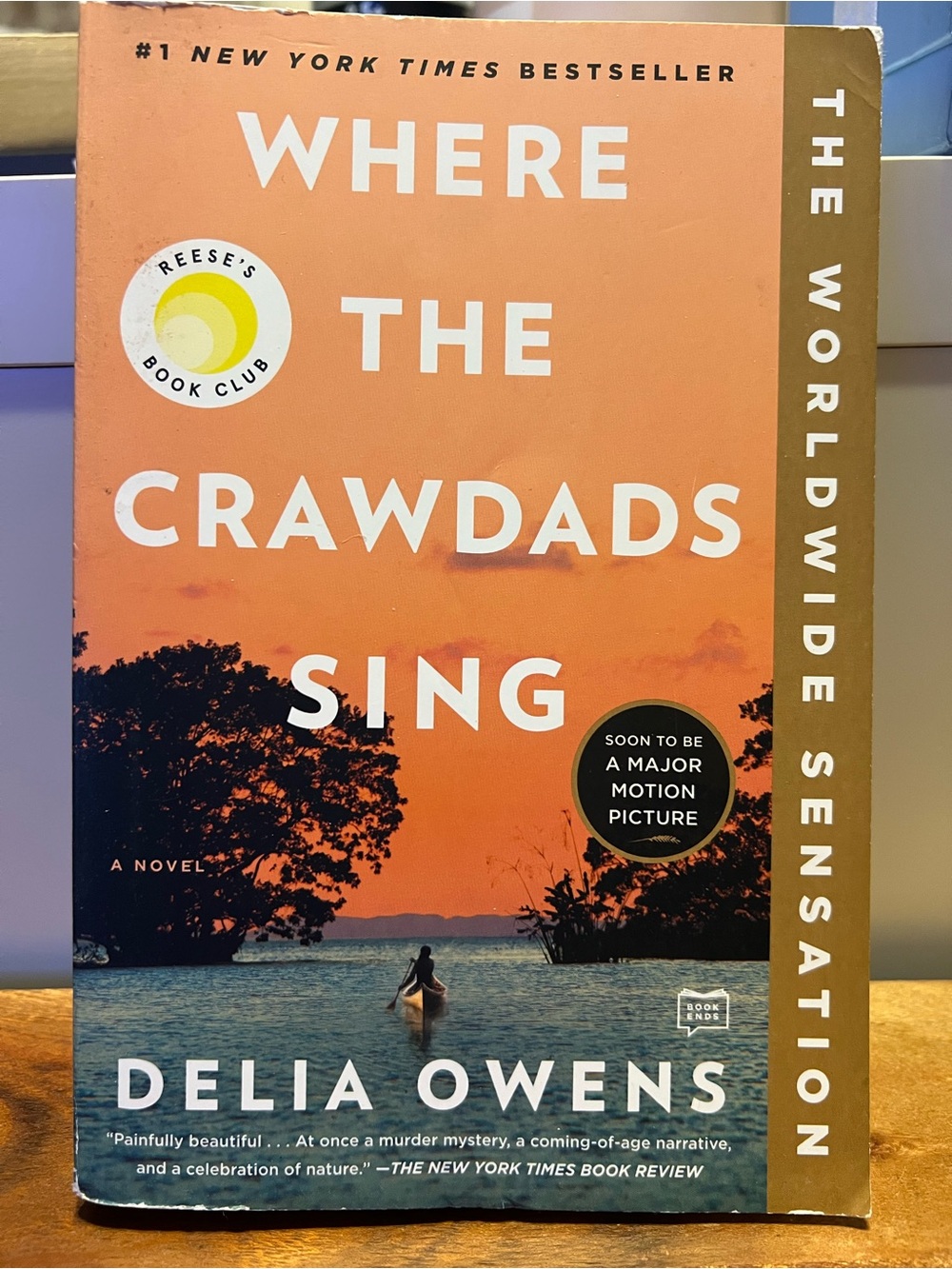 Where the Crawdads Sing by Delia Owens Paperback Reese’s Book Club Novel